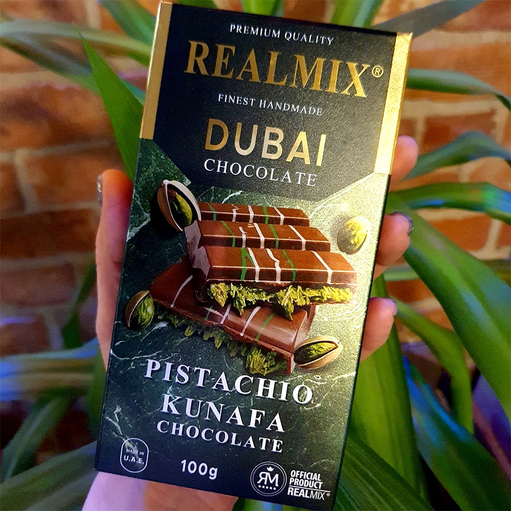 Realmix Dubai Chocolate 100g - Made in U.A.E