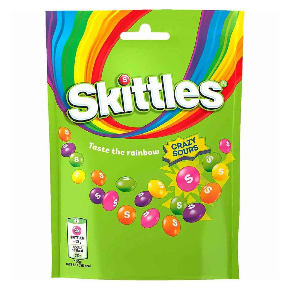Skittles Crazy Sours 152g
