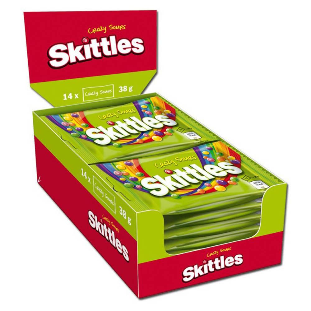 Skittles Crazy Sours 14x38g