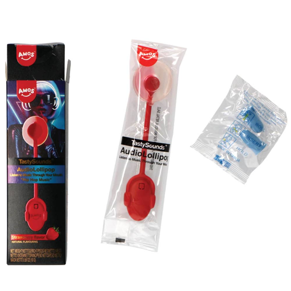  TastySounds Strawberry Audio Lollipop Hip Hop 16g