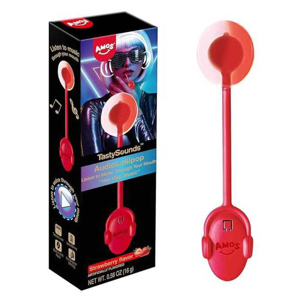  TastySounds Strawberry Audio Lollipop Hip Hop 16g