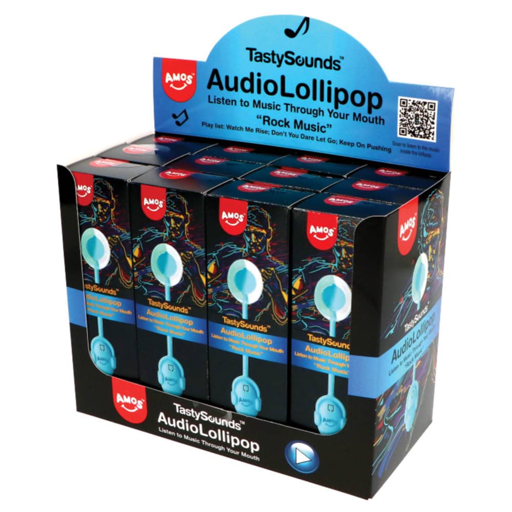  TastySounds Blueberry Audio Lollipop Rock 16g