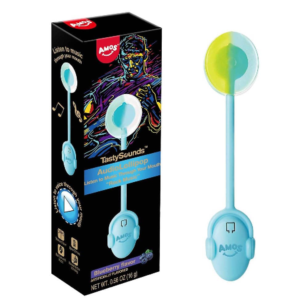  TastySounds Blueberry Audio Lollipop Rock 16g