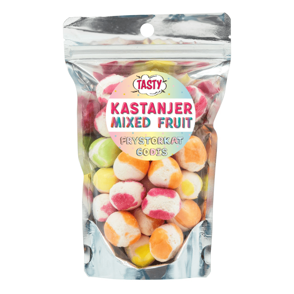  Frystorkat Godis Kastanjer Mixed Fruit 160 g