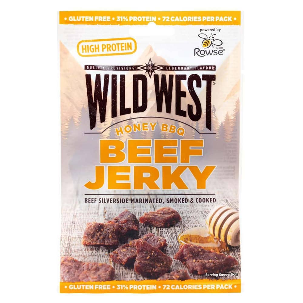 Wild West Honey BBQ Beef Jerky 25g