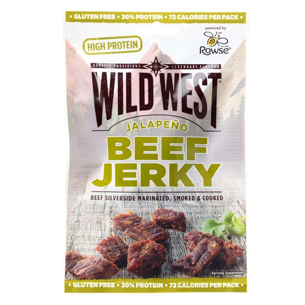 Wild West Jalapeño Beef Jerky 25g