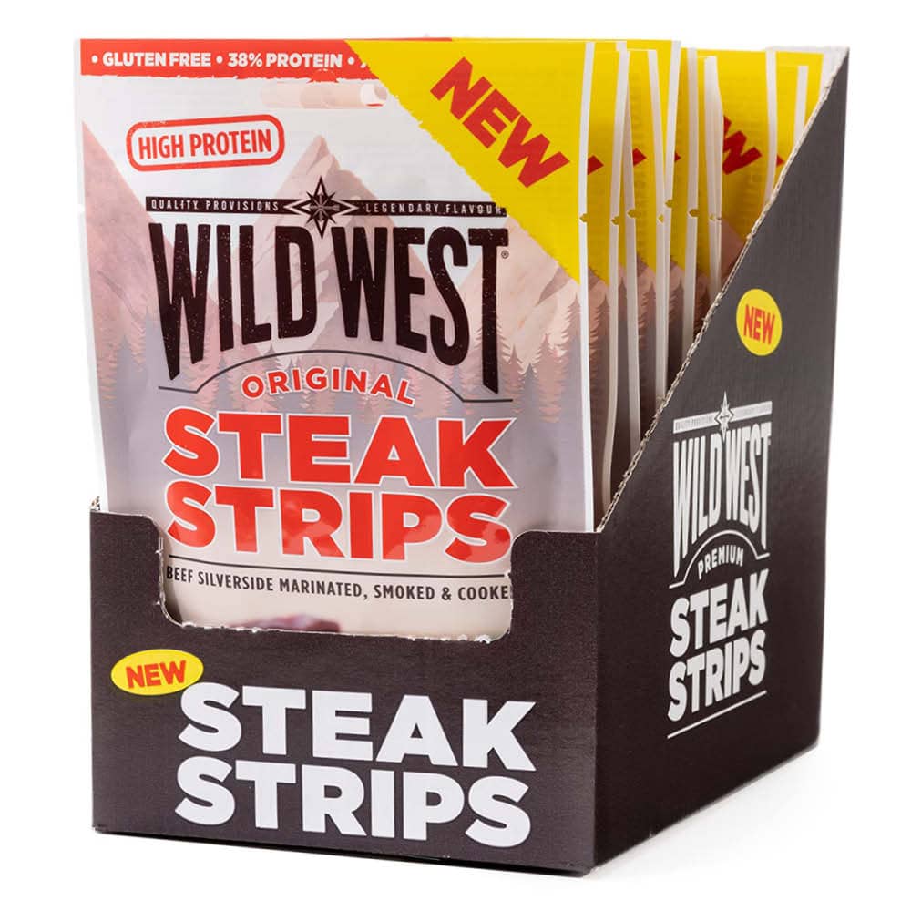 Wild West Original Steak Strips 25g