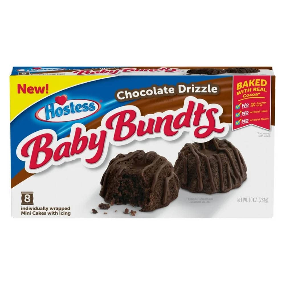 Hostess Baby Bundt Chocolate Drizzle 284g
